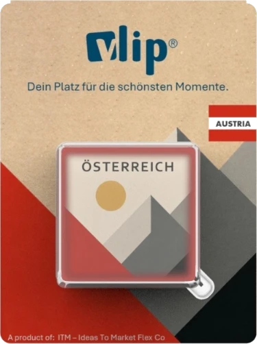 Vlip-Würfel Österreich in der Verpackung